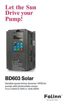 China solar pump inverter jfy for single phase solar pumping system use for irrigation and agriculture depend for sale