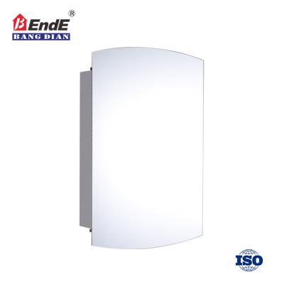 China Hot Selling Eco-friendly Waterproof Bathroom Guide Sliding Wall Mounted Stainless Steel Vanity Mirror Cabinet for sale