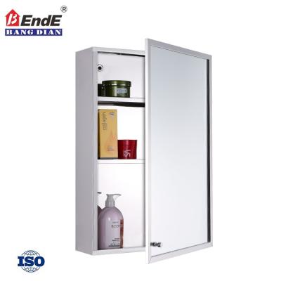 China Eco-friendly hot sale stainless steel bathroom mirror cabinet sideboard with mirror finish door for sale