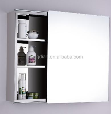 China Modern Design Bright Stainless Steel Bathroom Cabinet for sale