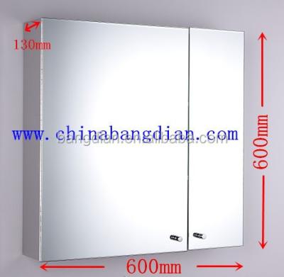 China Saudi Arabia Bright Hot Sale Stainless Steel Bathroom Cabinet (6136) for sale