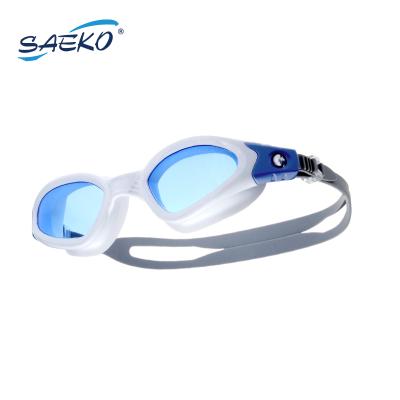 China Eco - Friendly SAEKO Anti - Fog Goggles Water Sport Adult Swimming Goggles for sale