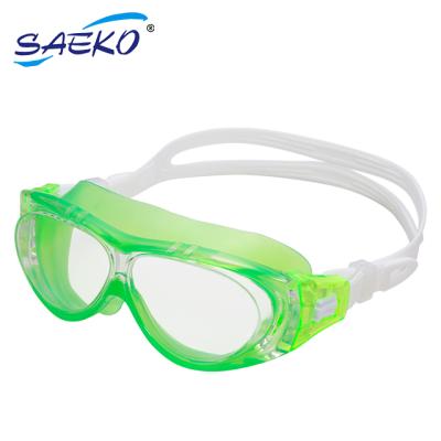 China Water Sport Waterproof Warm Multi Color PC Mask Goggles SAEKO Anti Fog Lens Swim Goggles for sale