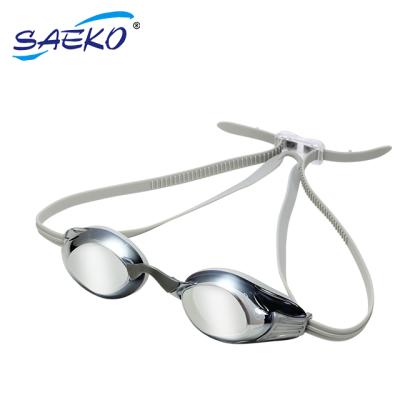 China SAEKO Low Water Resistance Swim Goggles Swim Eyewear Mirror Packing S46UV Bath Blast Mirror for sale