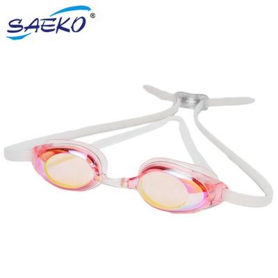 China Ultra-Comfort Fitting SAEKO Novelty Swimming Goggles Packing Swim Silicone Swim Eyewear for sale