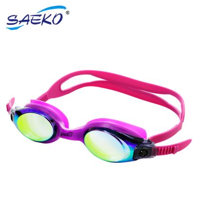 China UV Protection Saeko Anti-fog Swim Eyewear Fancy Swim One Piece Goggles for sale