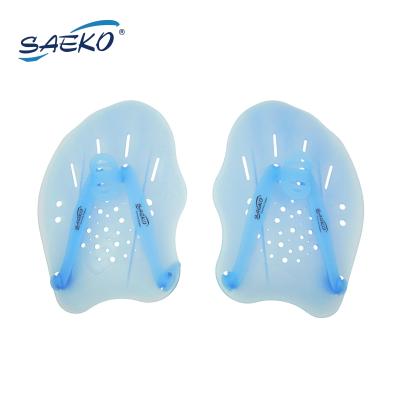 China PP & Training Logo Swimming Adult & Teenagers Customized Silicone Band SAEKO Hand Paddle Paleta Mano de paleta for sale