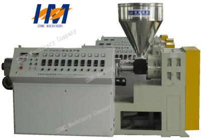 China Pvc-PE pp die WPC tot Machine maakt Plastic Extruders tweelingschroefextruder Te koop