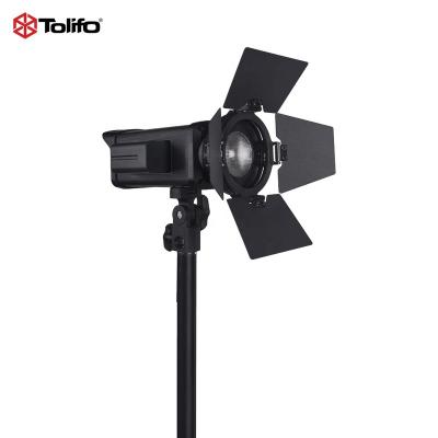 China Tolifo Battery Supply 60w Adjustable Remote Controlled Visual Studio Spot Light For Photography FL-60S for sale