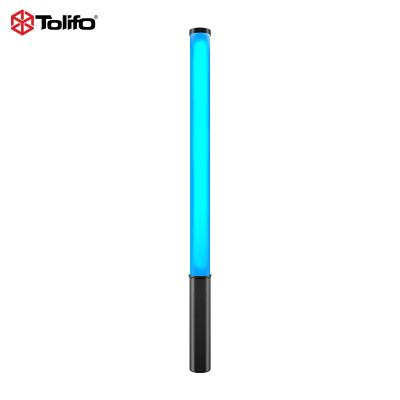 China Tolifo 10W PORTABLE Photography Rechargeable Portable Fill Led Light Wand RGB Light Stick for sale