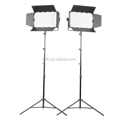 China Professional Tolifo 2400 Dimmer Bi Color Video Shooting Led Light Kit With Remote Control DMX LED Display For Advertising TV GK-J-2400AS for sale