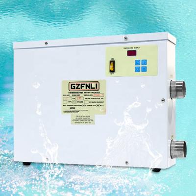 China Outdoor 220V 380V 5.5KW - 60KW digital type mini portable pool water heater for sale