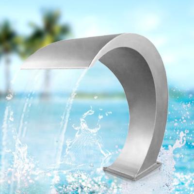 China Swimming Pool 1.5mm Stainless Steel 304 316 Indoor Decoration Spa Waterfall for sale