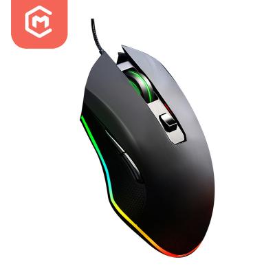 China Hot Sale Cheaper Factory Price Coloful Gaming RGB Led Backlight Wired Optical Computer Gaming Mouse For Professional Gamers for sale