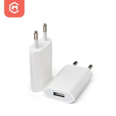 China Mobile Phone Mini Portable 5v Power Adapter 5v 1a Usb Travel Wall Charger For Iphone X 6 7 8 plus Eu Plug for sale