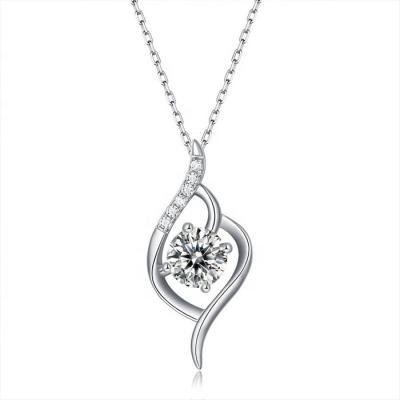 China JCA Environmental Friendly Diamond 925 Sterling Silver Pendant Necklaces for sale