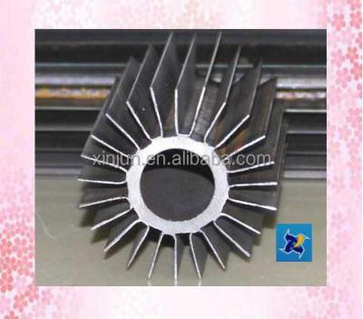 China Heater Parts High Frequency Welded Longitudinal Finned Tube / Piping for sale