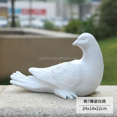 China China factory manufacture pigeon fiberglass animal sculpture for sale for sale