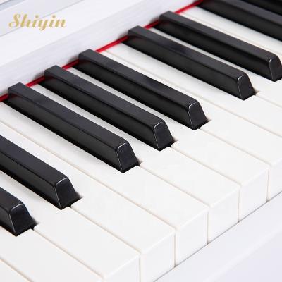 China Full Folding Matte Cover ABS Keyboard Portable Digital Piano Pedals 88 Keys White Upright Piano for sale