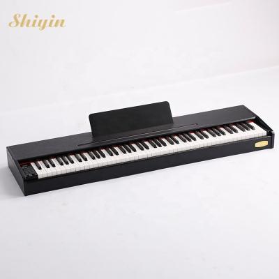 China Digital No Cover Design PVC Wooden Grain Shell Piano Keyboard 88 Keys Piano Keyboard Digital for sale