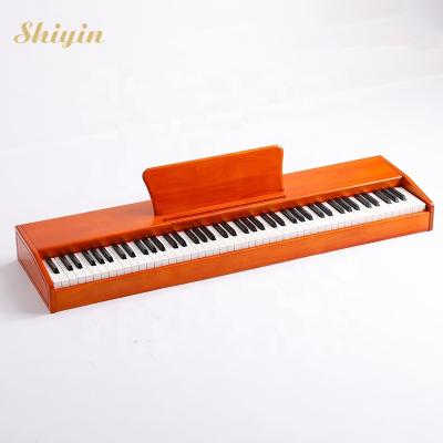 China Matte Keyboard 88 Key Multi-Timbral Piano Digital Dark Brown ABS Electric Keyboard For Sale for sale