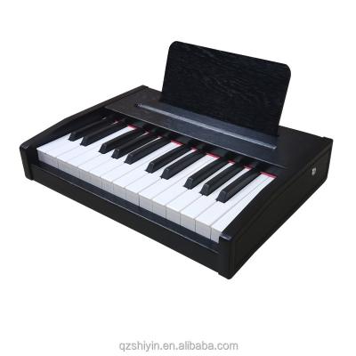 China Piano Kids Musical Instrument 25-Keys Educational Desktop Wooden Electronic Keyboard for sale