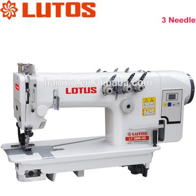 China Manufacturer Garment Shops LT 3800-3D Direct Drive 3 Needle Chain Stitch High Speed ​​Sewing Machine for sale