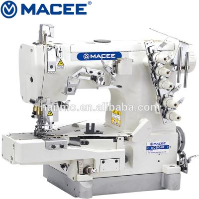 China Garment Shops MC 600-02 High Speed ​​Cylinder Bed Rolled Edge Interlock Sewing Machine From Manufacturer for sale