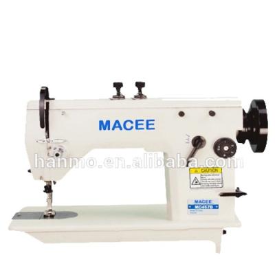 China Garment Shops MC 457B Double Needle Step Three Stitch Zigzag Sewing Machine With Clutch Motor for sale