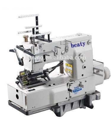 China Garment Shops BA 1412PSSM 12 NEEDL HORIZONTAL LAYER DOUBLE CHAIN ​​STITCH WITH SMOCKS AND SHIRRINMG SET SEWING MACHINE for sale