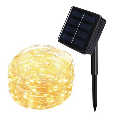 China LH-BOM-YHD200WW 120WW Led Solar String Light 12M Led Solar String Light Customs Lead Solar String Light for sale