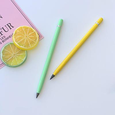 China Ink Less High Quality School Metal Eternal Pencil Pen With Colorful Logo Kids Inkless Custom Drawing Pencil for sale