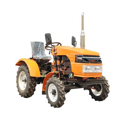 China Farms Belt Drive 20hp Mini Farm Tractor 4*2 Mini 20hp Diesel Four Wheel Mini Tractor For Sale for sale