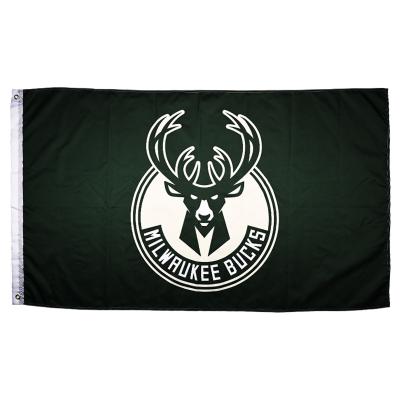 China Health Care Institute Milwaukee Bucks Fear Deer 3'x5 Flag with 2 Grommets for sale