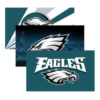 China Long Lifespan Vivid Fast Delivery Double Sided Printing Colors NFL Team Outdoor Banner 3*5FT Digital Printing Philadelphia Eagles Double Sided Flag for sale