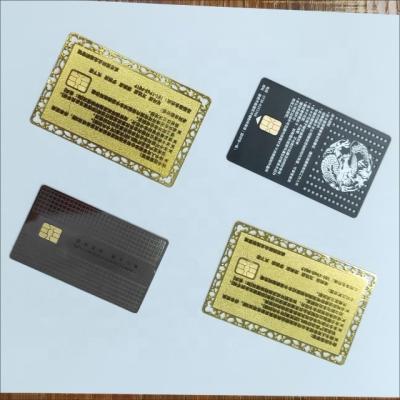 China Name Card CR80 (85*54) or customized size businessCard item metal and metal cheap business cards for sale