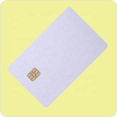 China Waterproof/Waterproof Factory Directly Sell Pearl SLE4442/5542 Card With 2 Way Hico Magnetic Stripe Low Cost for sale