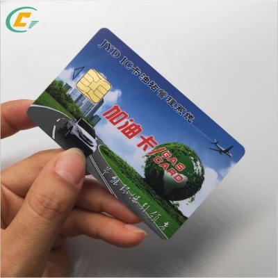 China PVC Gas Cards Customized Logo Printing 32kb Contact IC Card for sale