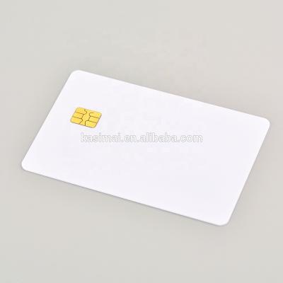 China PVC factory directly sell white sle4442/5542 card with 2Track Hico black magnetic stripe for sale