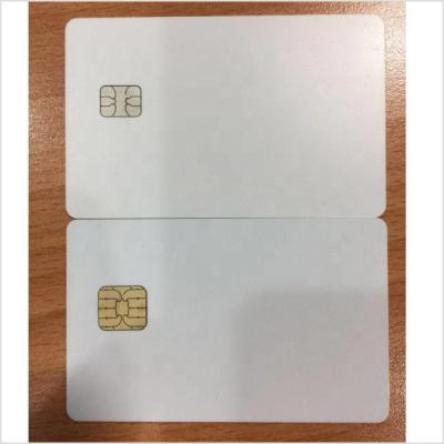 China PVC J3R200 jcop 41 java chip white card for SecID and payment for sale