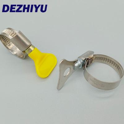 China Health Care Germany Line Clamps Stainless Steel With Plastic Handle for sale