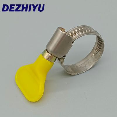 China Health Care Germany Type Small Diameter Handle Plastic Hose Clamp For Hose for sale