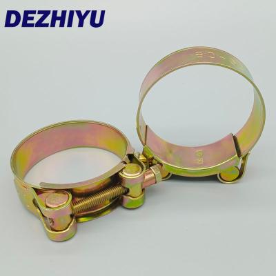 China Heavy Duty Pipe Fastner Galvanized Iron Bolt Clip Hose Clamp Connection for sale