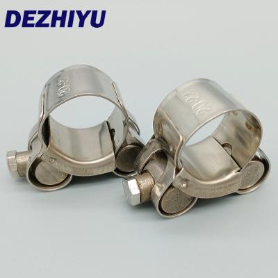 China Health Care Heavy Duty Double Bolt Pipe Clamp European Stainless Steel for sale