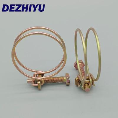 China Hose Fastner Double Wire Hose Clamp Clip for sale