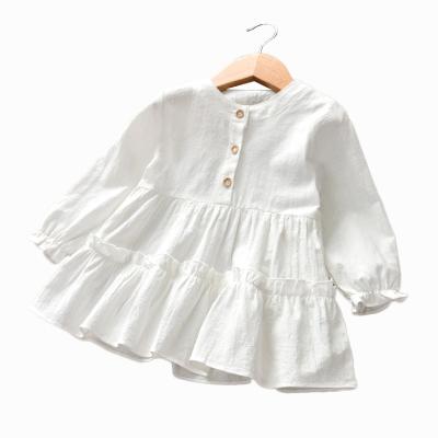 China Washable spring and summer a-line dress for kids baby and princess flower lace dress girl casual dress for sale