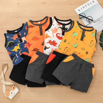 China Wholesale Washable Children's Boutique Clothes Manufacturers Fashion Boutique Kid Children Clothing Baby Clothes Boy Summer Outfit Clothes for sale