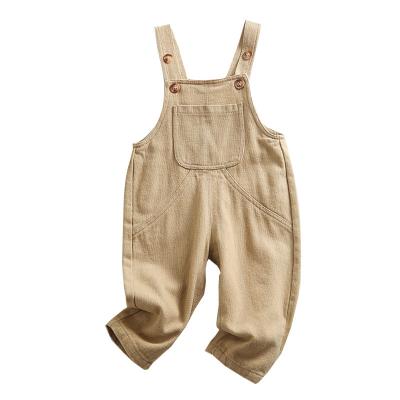 China Color Fade Proof Baby Overalls Clothes Boy Girl Overalls Playsuit Jeans Summer Infant Pants for sale