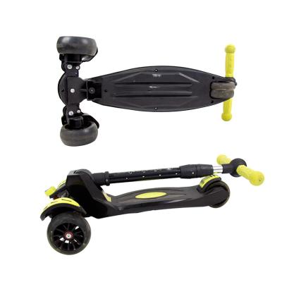 China Wholesale Child PU Foldable Four Wheel Instant Wide Wheel Kids Kick Scooter For Sale for sale