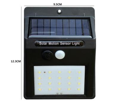 China The most popular polycarbonate 20 LED solar body-collector lamps have CE and RoHS certificates for yard applications for sale